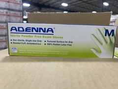 Adenna Nitrile Exam Glove 10×100 Powder Free Medium
