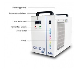 S&A CW-5200 Industry Water Chiller Cooling for CO2 Laser Engraver Machine CAShip