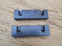 1 Pair SNAP JAWS 6MSJ-185 Soft Steel Flat/No Step, Fits 6″ Vise 1-3/4″ x 1″ x 6″