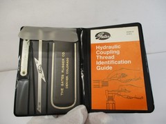 1981 GATES Hydraulic Hose & Coupling Identification Kit w/ Book (3) Tools LN
