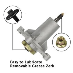 HUSQVARNA OEM REPLACEMENT SPINDLE ASSEMBLY 587819701 hardware included
