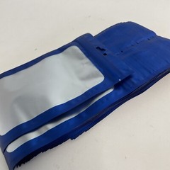 98 Mylar smellproof Clear window Blue resealable bags 7×4.75 (entire bag) 98-Cou