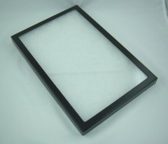4-8X12 X 7-8 ” display black Riker Mount showcase collectors frames made in USA