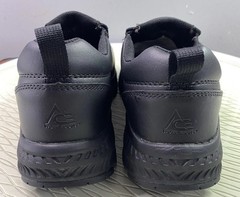 ACE Shoes For Crews Steel Toe Slip-Resistant Work Shoes Black Wom. 7,Men 5.5