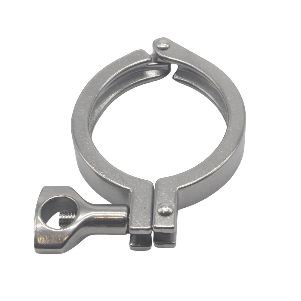 HFS(R) 2.5″ Sanitary Tri Clamp, Single Pin Heavy Duty Tri Clover for Ferrule TC