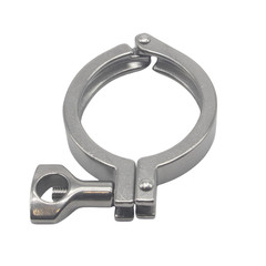 HFS(R) 2.5″ Sanitary Tri Clamp, Single Pin Heavy Duty Tri Clover for Ferrule TC