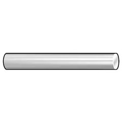 Standard Dowel Pin, 1/8 In Nominal Dia, 1-1/4 In L, Stainless Steel, 25 Pk,