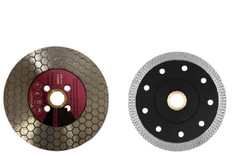 Power Tools Cutting Kit: 4.5″ Mesh + Green Blade + Hex Grinding Disc stone glass