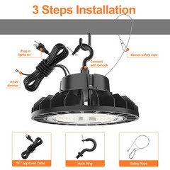 Led UFO High Bay Lights 150W Industrial Commercial Warehouse Lighting Fixtures