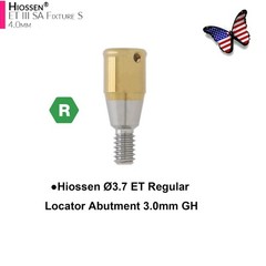 US Locator Overdenture Abutment & Male Cap Inserts Kit for Hiossen R/M Platform