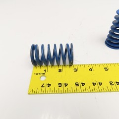 3/4″ x 1-1/2″ Flat Wire Compression Blue Die Spring 2.600 OAL Lot Of 10