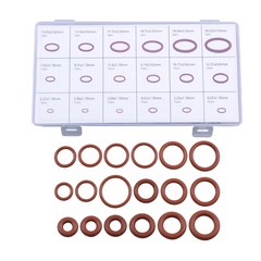 180 Pcs O-Ring Brown Metric FKM O-Ring Kit Fit High Heat Applications