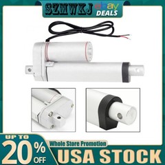 100mm 4″ Linear Actuator DC 12V Heavy Duty 4Inch Stroke 330 Pound Max Lift Motor