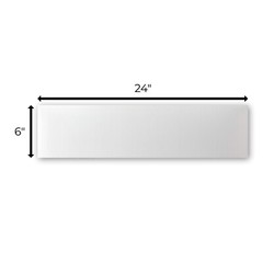 2PC FOR RENT 6″x24″ REAL ESTATE RIDER SIGNS 2 Sided HOMES HOUSE PLASTIC
