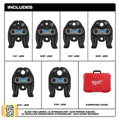 Milwaukee 49-16-2461M 1/4″ -7/8″ Streamline ACR Press Jaw Kit for M12 Press Tool