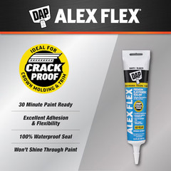 DAP ALEX Flex Paint trim Paintable Latex Caulk