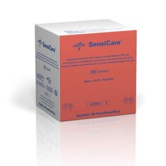 SensiCare Sterile Vinyl Exam Gloves, Small, 50