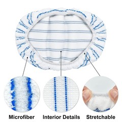 Mop Heads Replacements for Ocedar Hardwood Floor ‘N More 15 x 8, Blue