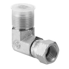 5Pack 90 Degree Elbow Hydraulic Adapter Fittings:1/2″ JIC Male x 3/8″ JIC Female