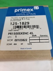 Primex PR1500KN 15in Plastic Enclosure with Base & Narrow & Hinged Lid