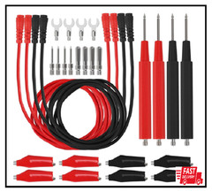 2 Set 16 in 1 Multimeter Test Leads Kit Digital Probes & Leads Set with Testing