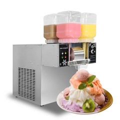 95% New Commercial 4 Feeding Buckets Automatic 264 lbs/Day Shaved Ice Machine
