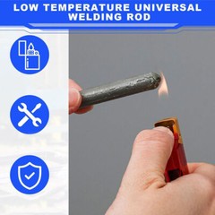 6PC Low Temperature Easy Melt Aluminum Silver Welding Rods Cored Wire Rod Solder