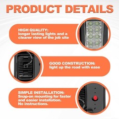 Bobcat Skid Steer Loader LED Tail Light Kit