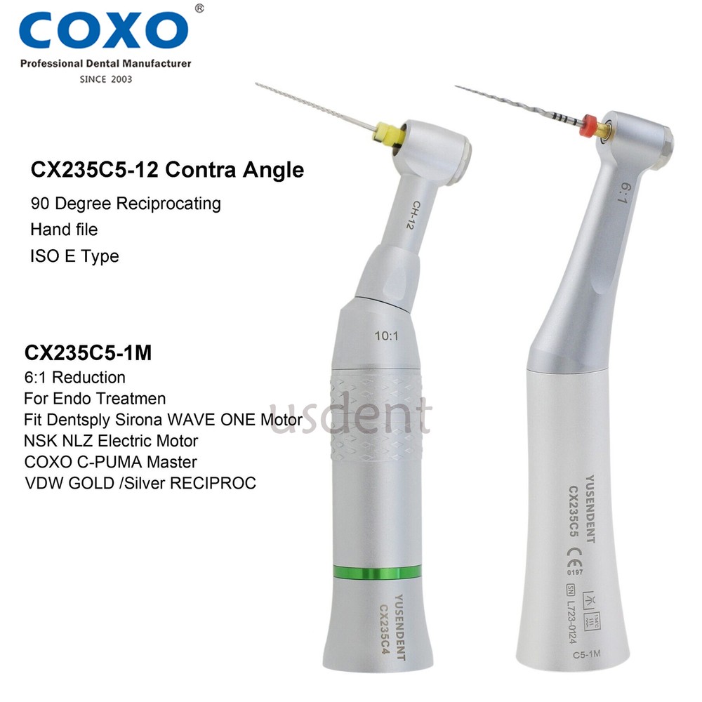 COXO Dental 10:1 Endo Handpiece Contra Angle Reciprocating 6:1 NSK