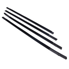 4Pcs For 2016-2021 Honda Civic Sedan Window Weatherstrip Moulding Seal Belt New