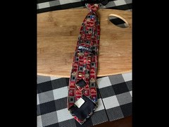 McDonald’s Necktie Gold Blue Red Brown Ascot Tie Scarf, Barco Uniform Accessori