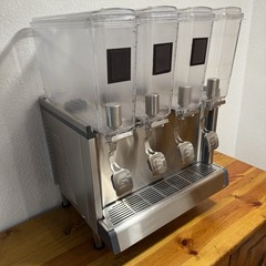 CRATHCO CS-4E/2D/3D-16 4-HEAD REFRIGERATED BEVERAGE DISPENSER 2.4 GAL. CLEAN!
