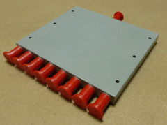 MIDWEST MICROWAVE 8-WAY POWER DIVIDER PWD-5526-08-SMA-79 5-19GHz.
