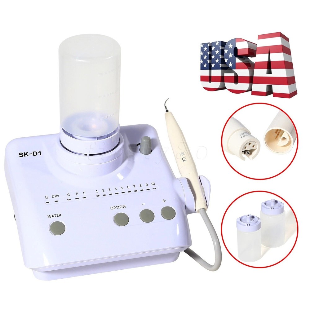 Dental Ultrasonic Scaler SK-D1 with Auto Water Supply & Detachable Handpiece USA