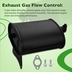 Generator Exhaust Muffler Silencer For Champion Honda GX340 GX390 Predator 46596