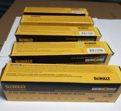 Lot of 5 – DEWALT 50626-PWR BOX OF 10 .27 CAL. STRIP LOADS YELLOW POWER LEVEL 4