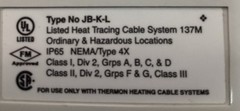 New Thermon Non Metallic Heat Trace Power Connection Kit PCA-1-SR