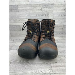 KEEN Utility Troy 6 Waterproof Carbon Toe Work Boots Men Sz 11D Brown 1023396D