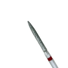 10pc Dental Diamond Bur 863/012F Flame Bur Fine Grit FG High Speed Handpiece Bur