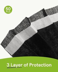 Disposable Face Masks, 3-Ply ASTM Level 3 Medical Grade, FSA/HSA Eligible, Br…