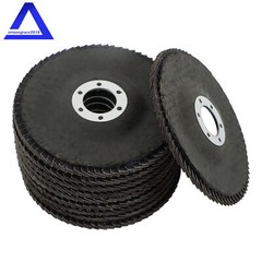 10 Pack 4-1/2″ X 7/8″ 120 Grit Premium Zirconia Flap Disc Sanding Grinding