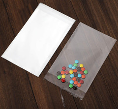 50 Pcs Clear 10″ X 13″ Self Seal Cello Cellophane Bags Resealable Poly Bags 2.8