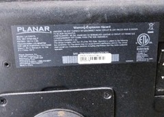 Planar Touchscreen LA1550 25ft Multi-pin Hazard Rated Signal Loom Shielded Cable