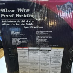 Vaper 90Amp 120V Gasless Flux Core Wire Feed Welder Thermal Protection 41185