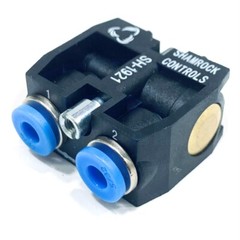 SH-1921 Shamrock Solenoid Valve 3 Way Passing, 5/32″ Push-in Fittings