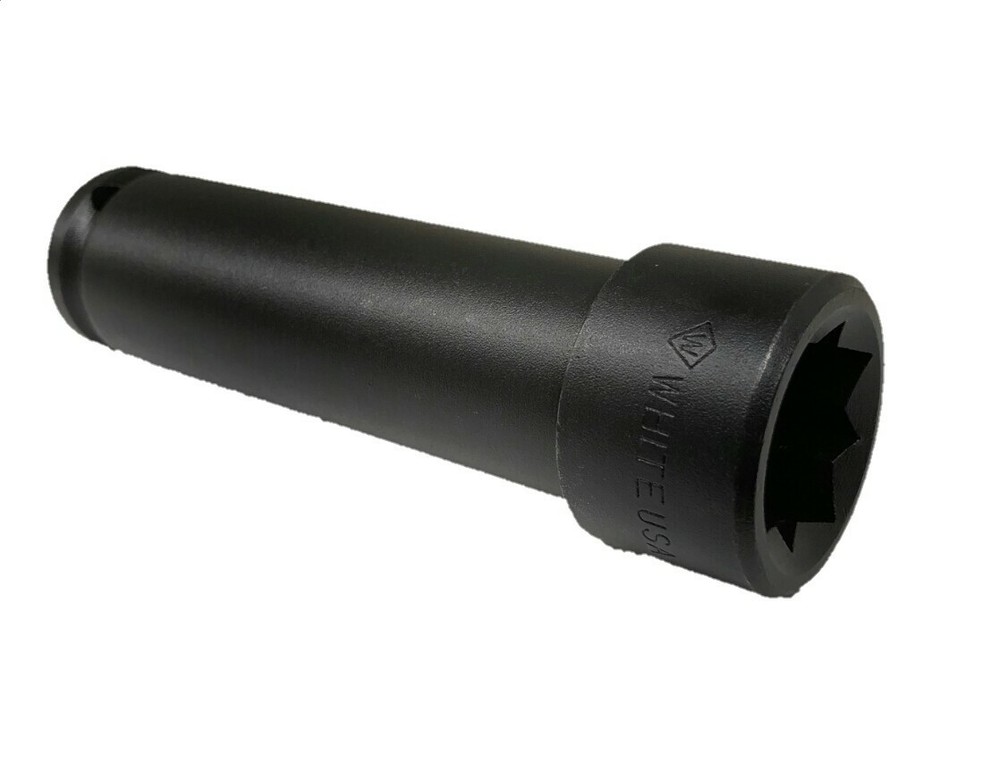 White USA LINEMAN Socket 3/4″x13/16 4pt 13/16″ 6pt 5″ Long 3 in 1
