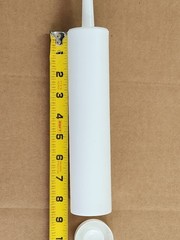 Lot of 6 – Empty Caulk Tubes Fillable Sealant Caulking Tubes with Cap