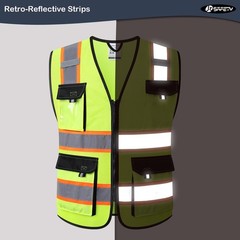 High Visibility Reflective Safety Vests for Men Women Work High Vis Vest