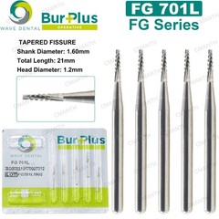 WAVE Dental Burs Surgical Carbide Burs FG Friction Grip For High Speed 1958 NiCr