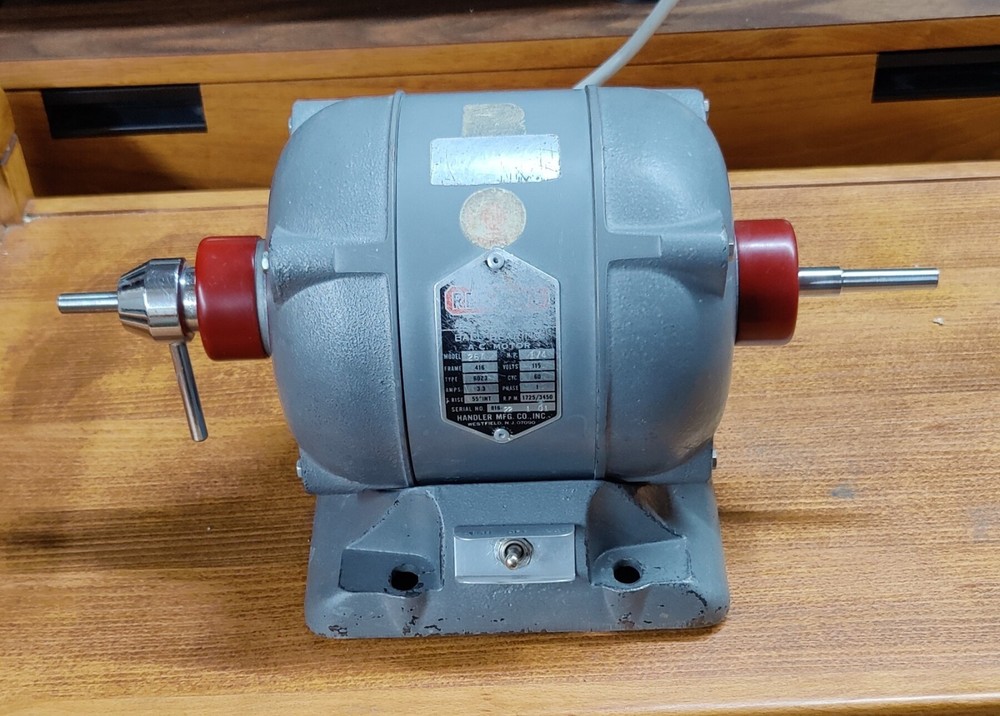 Red Wing 26A Bench Dental Polishing Lathe 1/4 HP 115V Jewelry 2 Speed NICE!!!!